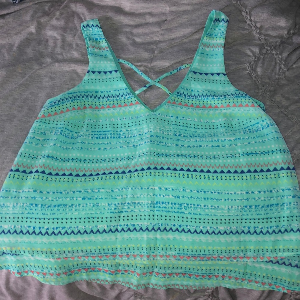 Sea foam green tank!